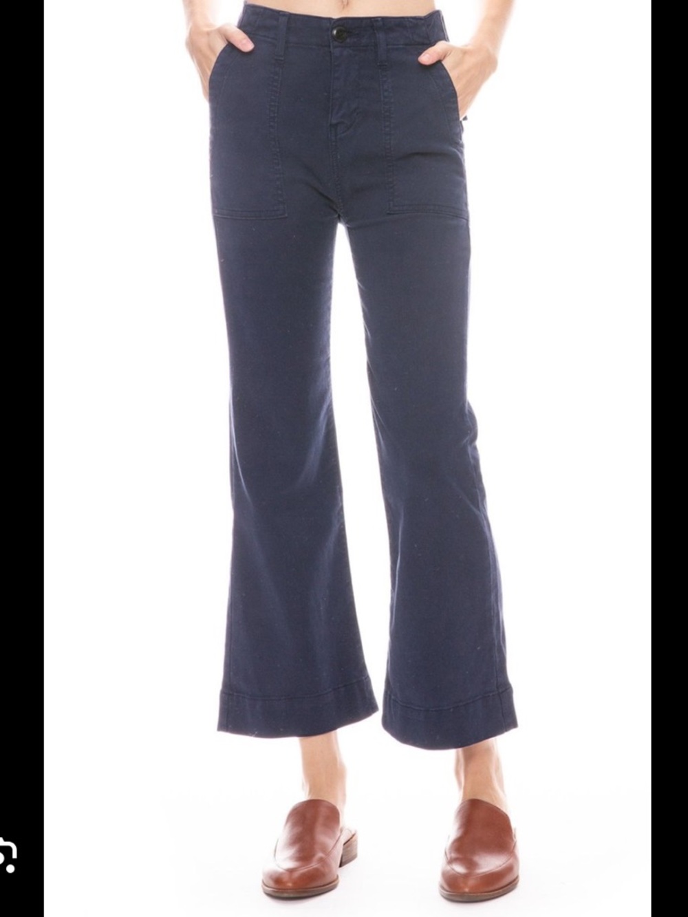 THE GREAT Mariner Cropped Corduroy Pants